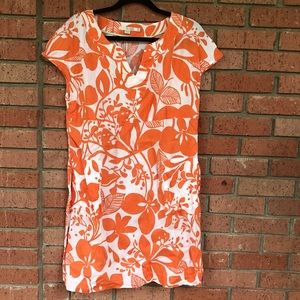 Boden Orange Floral Dress